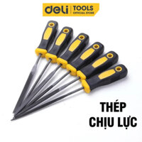 Bộ Dũa Kim Loại 6 Món Tay Cầm Chống Trượt Chính Hãng Deli.