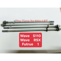 Bộ Đũa Máy Xe 7li kèm Ốc Đầu Bò Lông Đền Wave S110 - Wave RSX - Future- Dream Zin Hàng Đặc Biệt Cao Cấp