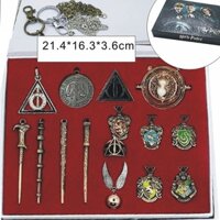Bộ Đũa Phép Harry Potter Với Vòng Cổ Harry Potter Móc Khóa Quà Tặng