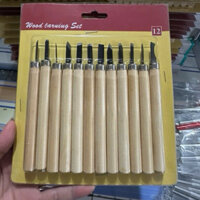 Bộ đục chuôi gỗ 12 món