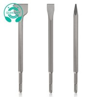 Bộ đục SDS-Plus dành cho máy khoan búa quay, Bộ mũi khoan bê tông Masonry 3PC, Mũi khoan vảy phẳng điểm