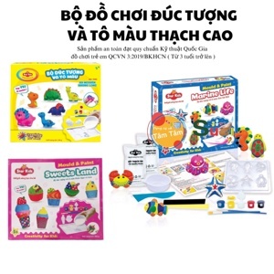 Bộ đúc tượng và tô màu sinh vật biển K-132