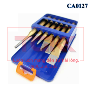 Bộ đục và đột sắt 6 chi tiết C-MART A0127