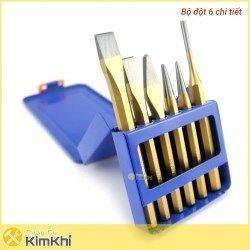Bộ đục và đột sắt 6 chi tiết C-MART A0127