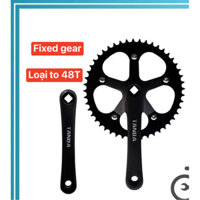 Bộ đùi đĩa Fixed Gear nhôm 48T TANDA BCD 110 , Đùi đĩa xe đạp Fixed Gear 48T nhôm cao cấp