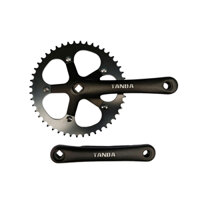 Bộ đùi đĩa nhôm 48 răng 1 tầng, Đùi đĩa xe đạp Fixed Gear