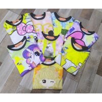 Bộ ĐÙI họa tiết hoạt hình chất thun lạnh thoáng mát cho bé gái BDL39