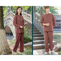 Bộ Đũi Nam dài tay chất đũi mềm mại mặc nhẹ , thấm hút  mồ hôi cực tốt