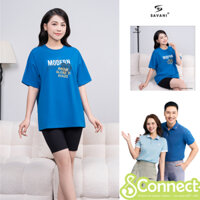 Bộ đùi nữ mặc nhà SAVANI vải cotton USA cao cấp thiết kế thanh lịch trang nhã, trẻ trung WBK246S4