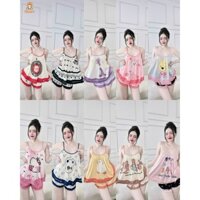 bộ đùi nữ vải lụa cao cấp