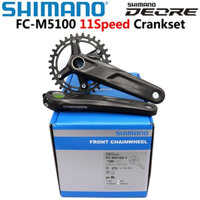 Bộ Đùi/Giò Đĩa Xe Đạp SHIMANO DEORE FC-M5100 1x11/2x11 Tốc Độ 32T 26-36T 170 Mm Dành Cho Xe MTB