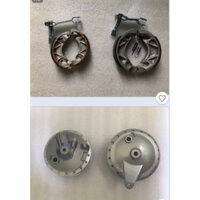 BỘ ĐÙM VÀ MÁ ĐÙM TRƯỚC SAU XÁM YAMAHA SIRIUS JUPITER TAURUS VÀ EXCITER 2006-10 RÁP LÊN ZIN THEO XE KHÔNG CHẾ CHÁO