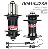 Bộ Đùm Xe Đạp Novatec D041/D042SB 9x100 - 10x135 28 / 32 / 36 căm cối HG