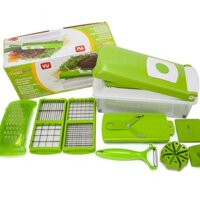 Bộ dụng cụ 10 món dập hoa quả cắt tỉa bổ gọt rau củ quả đa năng Nicer Dicer Plus cắt gọt cực kì tiện dụng. Bảo hành uy tín