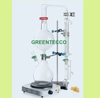 Bộ dụng cụ 1000 ml chưng cất chiết xuất tinh dầu dạng đứng bằng hơi nước mini- chất liệu thủy tinh