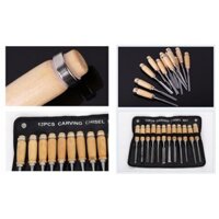 Bộ dụng cụ 12 cây đục,tiện gỗ cao cấp