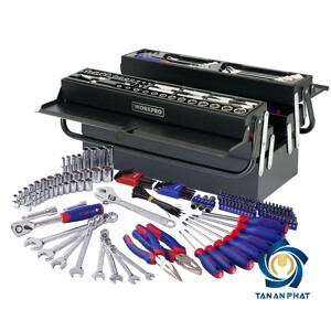 Bộ dụng cụ 183 chi tiết Workpro W009038