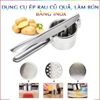 Bộ Dụng Cụ 3 Đầu Inox Không Rỉ Ép Rau Củ Quả, Làm Bún An Toàn Cho Sức Khỏe