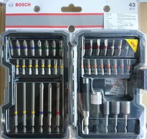 Bộ dụng cụ 43 chi tiết Bosch 2607017164