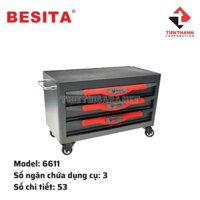 Bộ Dụng Cụ 53 Chi Tiết Chuyên Dụng Cho Cân Chỉnh Thước Lái Ô Tô BESITA 6611