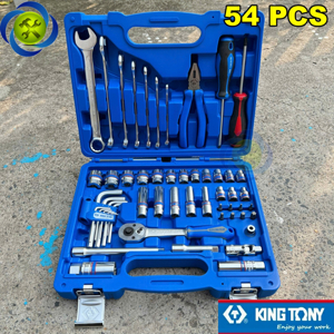 Bộ dụng cụ 54 chi tiết hệ mét Kingtony 3054MR