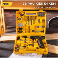 Bộ Dụng Cụ 85 Chi Tiết Deli Gồm Máy Khoan Bắt Vít Và Dụng Cụ Cầm Tay Phù Hợp Với Mọi Nhu Cầu Sử Dụng - DL1085L