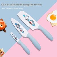 Bộ dụng cụ ăn dặm cho bé dao làm bếp trẻ em dao làm bếp bằng thép không gỉ gia dụng dao làm bếp dao gọt hoa quả