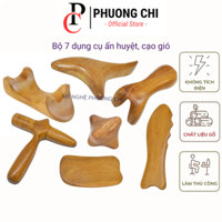 Bộ Dụng Cụ Bấm Huyệt, Cạo Gió Mát Xa, Dụng Cụ Ấn Huyệt Lưu Thông Khí Huyết | PHUONGCHISTORE