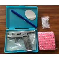 Bộ dụng cụ bấm lỗ tai chuyên nghiệp bằng thép không gỉ.