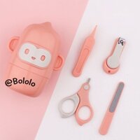 Bộ Dụng Cụ Cắt Móng Tay An Toàn Tiện Lợi Cho Bé