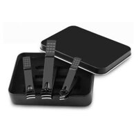 Bộ Dụng Cụ Chăm Sóc Cá Nhân 13 Món,Bộ Kìm Cắt Móng,Bộ Dụng Cụ Lấy Ráy Tai,Đèn Soi Tai HBH - Hộp Kìm Cắt Móng