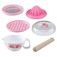 Bộ dụng cụ chế biến đồ ăn dặm Hello Kitty