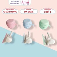 Bộ Dụng Cụ Chế Biến Đồ Ăn Dặm Cho Bé Ấm Store 10 Chi Tiết Gồm Bộ Chày Cối, Rây Lọc, Mài Nghiền Tiện Dụng