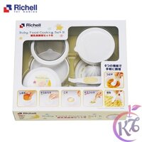 Bộ dụng cụ chế biến thức ăn dặm cho bé kiểu Nhật Richell - RC53371 - dung cu che bien thuc an cho be