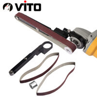 Bộ Dụng Cụ Chuyển Đổi Máy Mài Góc M10 M14 Sang Chà Nhám Băng VITO Dùng Dây Đai Mài Giáp Dây Mini