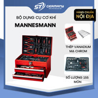 Bộ Dụng Cụ Cơ Khí Mannesmann M29066 155 Món, Bộ Đồ Nghề Đa Năng, Hộp Dụng Cụ Sửa Chữa Nội Địa Đức GST ELC 530003