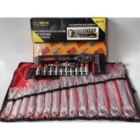 Bộ dụng cụ cờ lê Yeti và bộ tuýp 26 món vặn ốc, sữa chữa xe máy, đồ dùng, máy móc ( Bộ 8-24 và bộ tuýp tự động 1/2 )