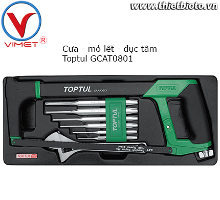 Bộ dụng cụ cưa Toptul GCAT0801