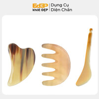Bộ Dụng Cụ Diện Chẩn Massage Làm Đẹp Cạo Gió Chày Mắt Lược Sừng ( Massage Diện Chẩn Tăng Cường Tuần Hoàn Máu Sáng Da )