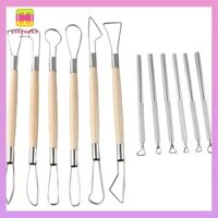 Bộ dụng cụ điêu khắc DIACHAVN, Đất sét gốm gỗ bằng thép không gỉ, 12 chiếc chạm khắc gốm sứ DIY