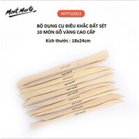 Bộ dụng cụ điêu khắc làm đất sét nghệ thuật đồ gốm nặn tao hình Mont Marte - B82 -  Mini ModelingTool-10