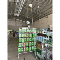 Bộ Dụng Cụ Hái Trái Cây 4 Món Thân Inox Trên Cao Loại 7m Chắc Chắn Cứng Cáp Có Thể Rút Gọn