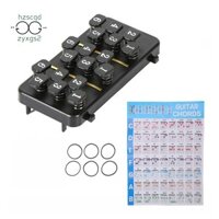Bộ dụng cụ hỗ trợ huấn luyện đàn Guitar Hợp âm Công cụ học tập hỗ trợ 18 nút One Click Guitar Hợp âm dành cho người mới bắt đầu chơi đàn Guitar