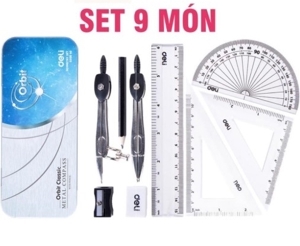 Bộ dụng cụ học sinh Deli G30695 - 9 món