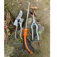 BỘ DỤNG CỤ KÉO - CƯA LÀM VƯỜN . CHĂM SÓC CÂY CẢNH Sk5 3 MÓN - [ 1 kéo Sk5 + 1 tỉa răm + 1 cưa lách cao su ]----