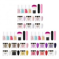 Bộ dụng cụ khởi động móng tay dạng bột nhúng DIY Gel Builder Nail Art