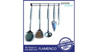 Bộ dụng cụ làm bếp 6 món tay inox Flamenco FSKT03 hàng chính hãng