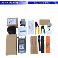 Bộ dụng cụ làm cáp mạng cao cấp gồm: Máy đo công suất quang đa năng HX + Dụng cụ cắt sợi quang FC 6S + Bút soi quang 5km