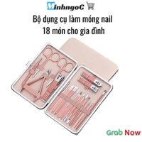 Bộ dụng cụ làm móng nail 18 món cho gia đình - giao màu ngẫu nhiên  - Siêu Thị Minh Ngọc