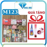 Bộ dụng cụ làm nail cho người mới học , Combo cốp đồ nail cơ bản , Cốp đồ làm móng tay